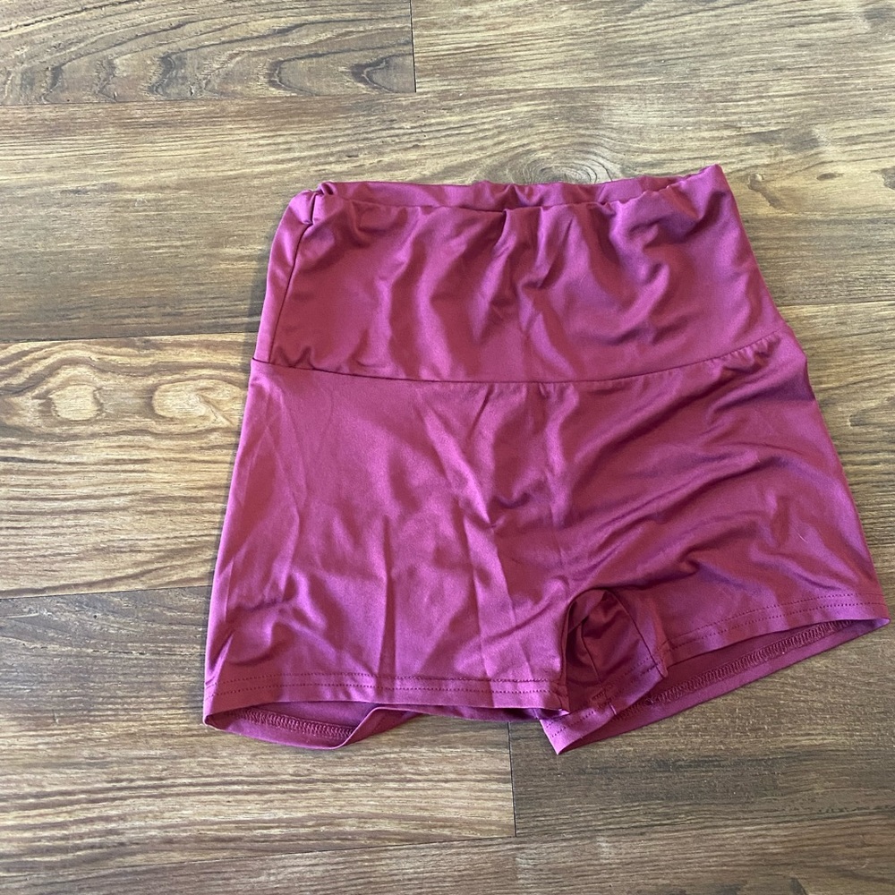 Cranberry workout spandex shorts! Never worn